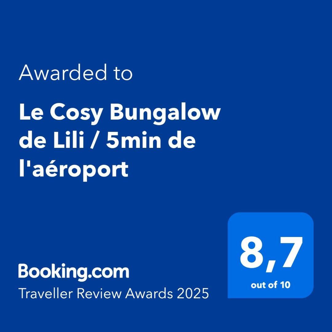 Le Cosy Bungalow de Lili / 5min de l'aéroport Les Abymes Exterior foto